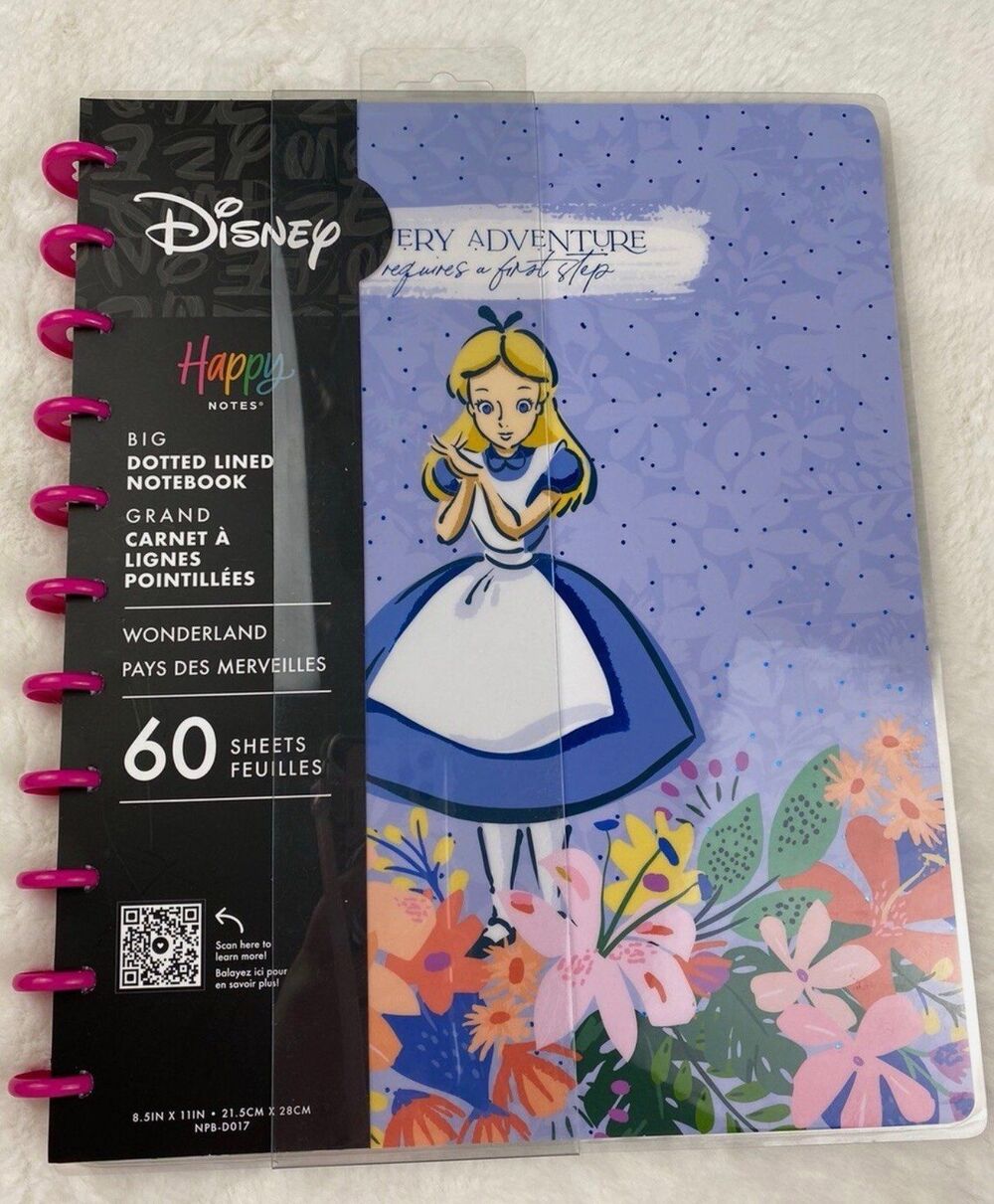 Happy Planner Big Lined Notebook - Alice in Wonderland